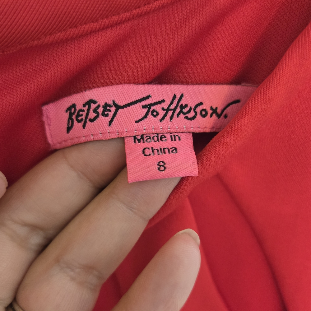 Betsey Johnson Crimson Sleeveless Cutout Midi Dress - Picture 3 of 6